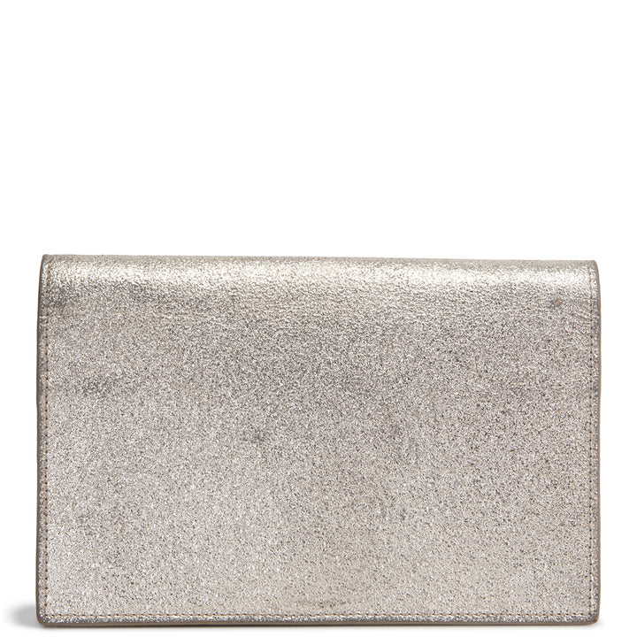 SAINT LAURENT Kate Metallic Leather Shoulder Bag OUTLET FINAL SALE
