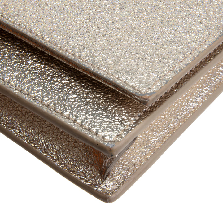 SAINT LAURENT Kate Metallic Leather Shoulder Bag OUTLET FINAL SALE