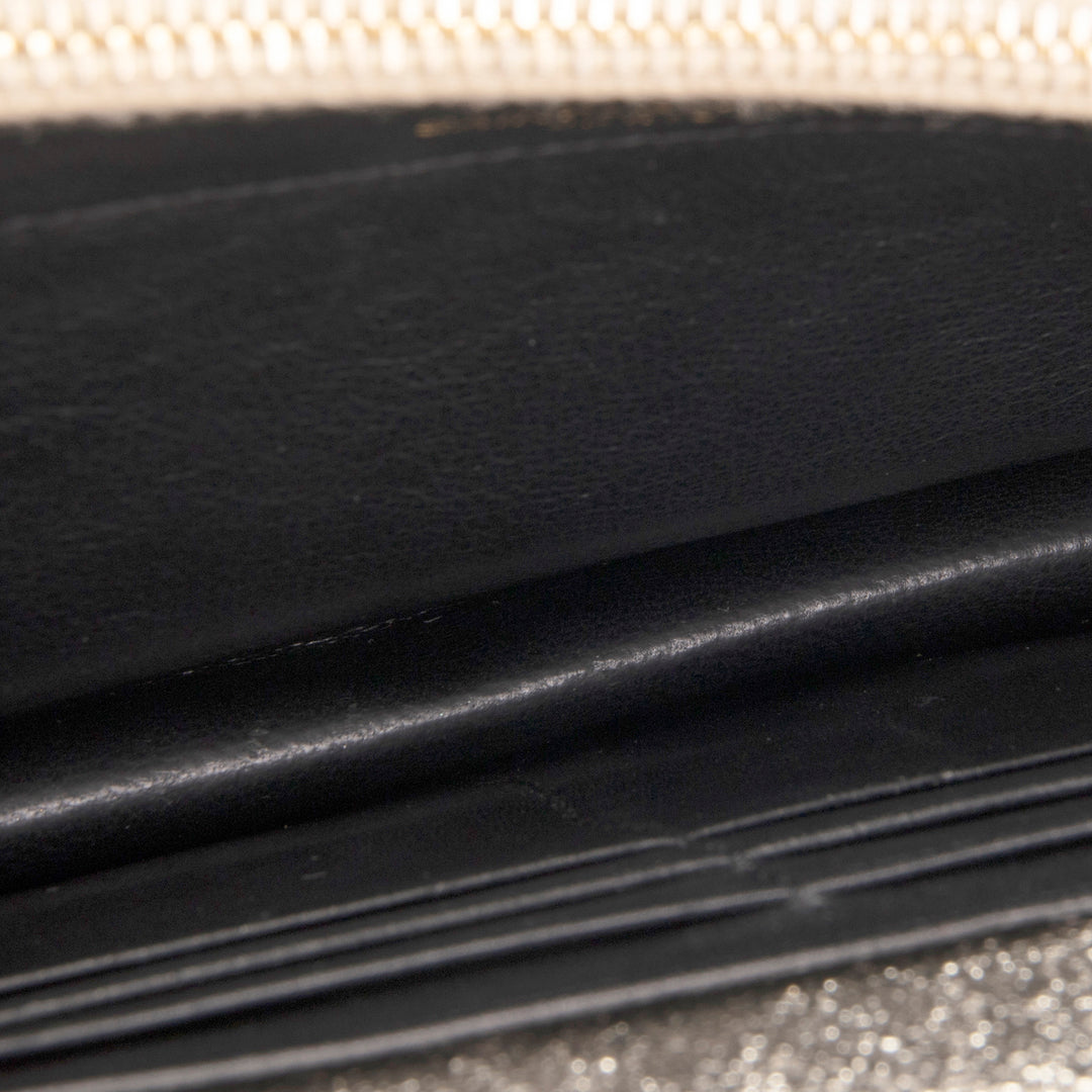 SAINT LAURENT Kate Metallic Leather Shoulder Bag OUTLET FINAL SALE