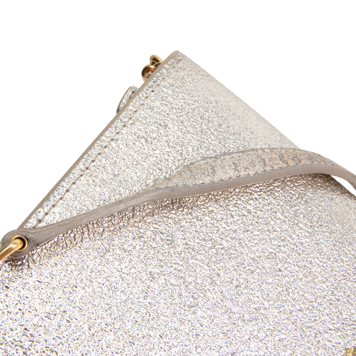 SAINT LAURENT Kate Metallic Leather Shoulder Bag OUTLET FINAL SALE