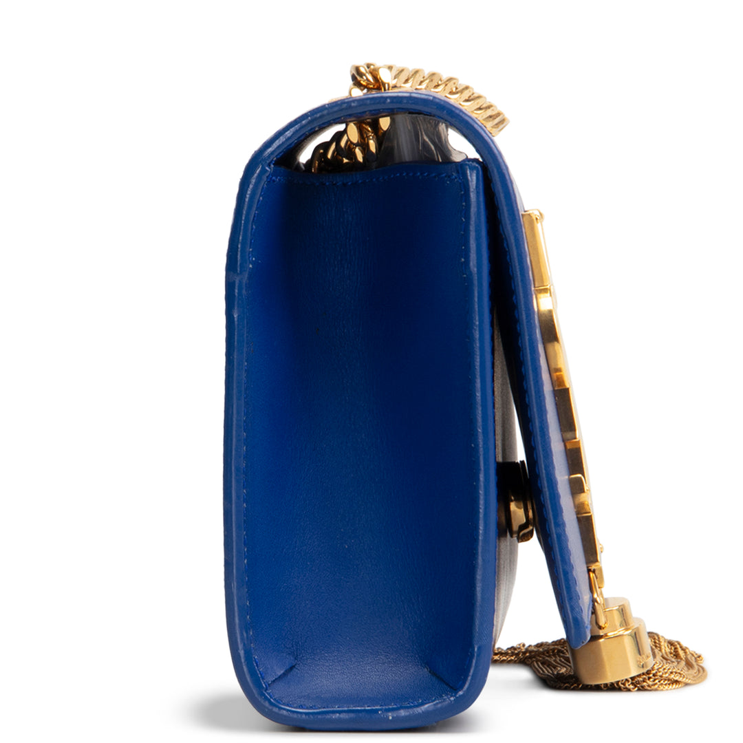 SAINT LAURENT Small Kate Tassel Shoulder Bag - Blue