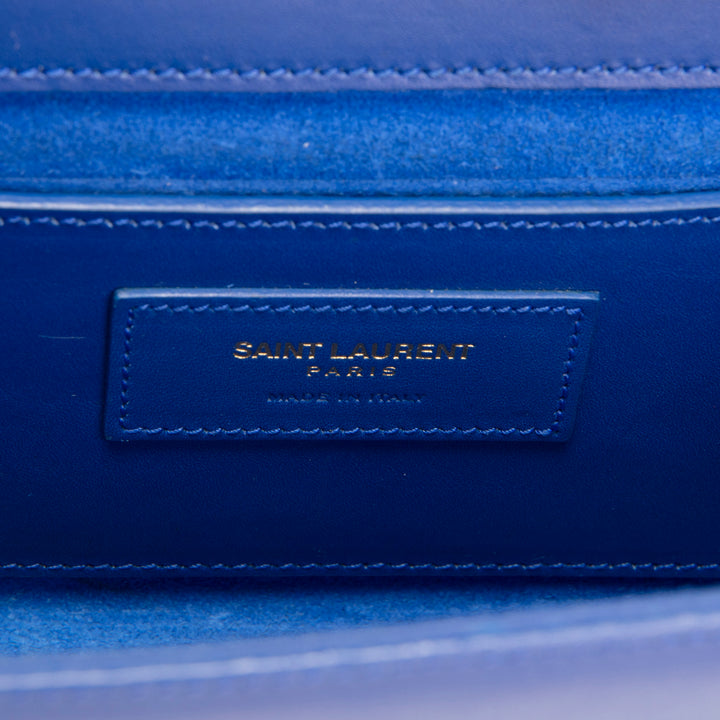 SAINT LAURENT Small Kate Tassel Shoulder Bag - Blue