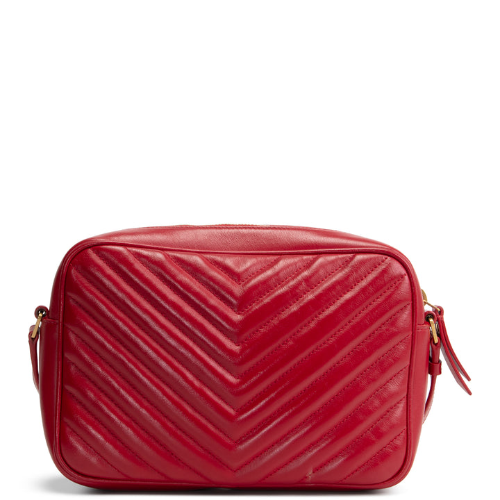 SAINT LAURENT Lou Camera Bag - Red