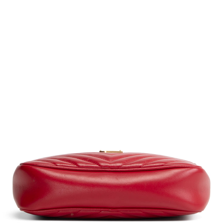 SAINT LAURENT Lou Camera Bag - Red