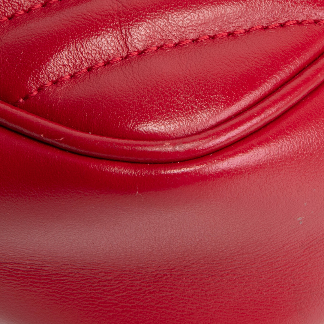 SAINT LAURENT Lou Camera Bag - Red