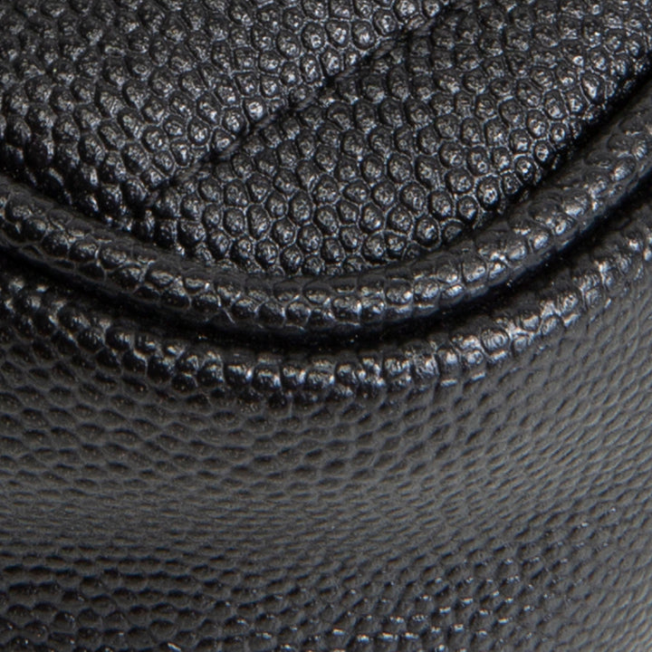 SAINT LAURENT Grain de Poudre Mini Lou Tassel Crossbody - Black