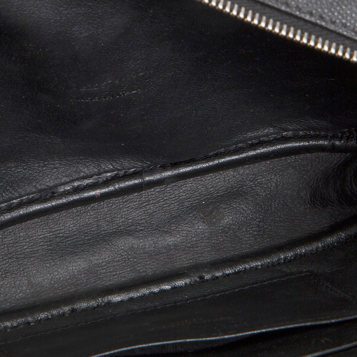 SAINT LAURENT Grain de Poudre Mini Lou Tassel Crossbody - Black