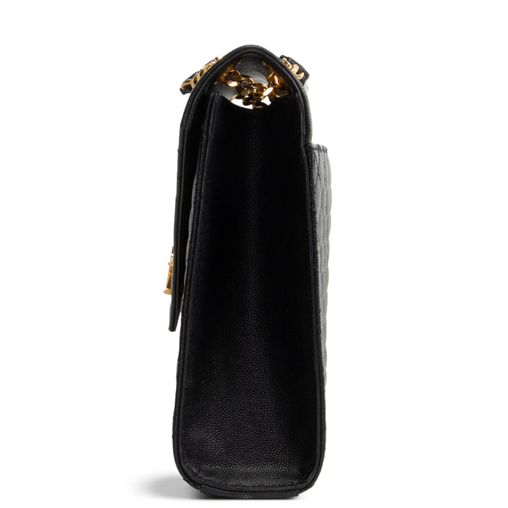 SAINT LAURENT Grain de Poudre Triquilt Large Envelope Bag