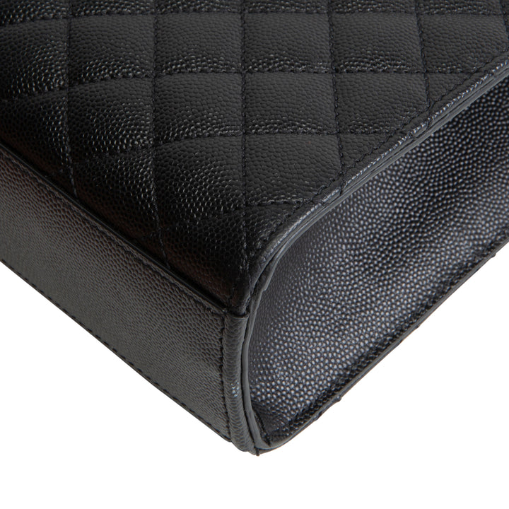 SAINT LAURENT Grain de Poudre Triquilt Large Envelope Bag