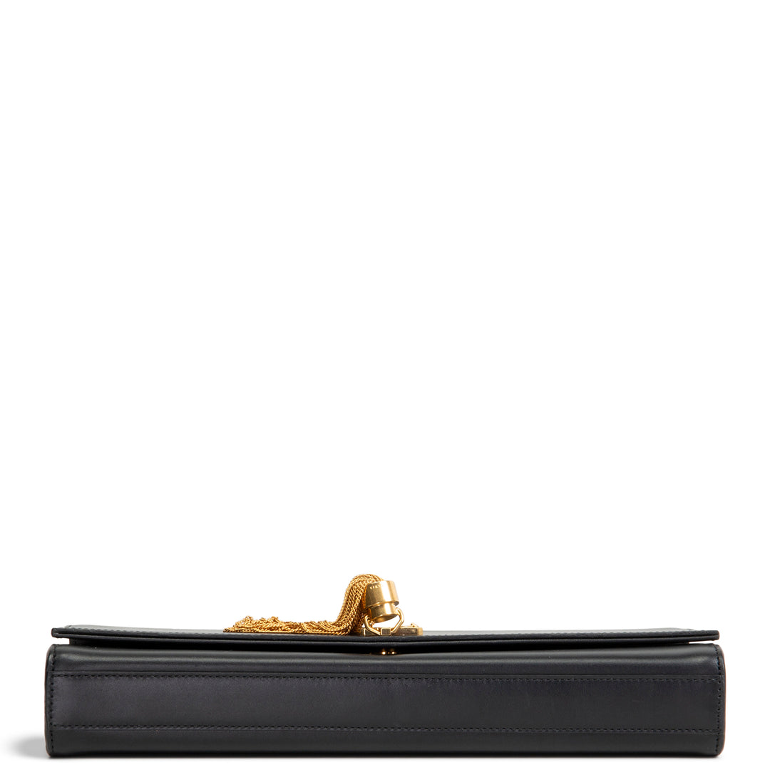 SAINT LAURENT Kate Tassel Clutch - Black