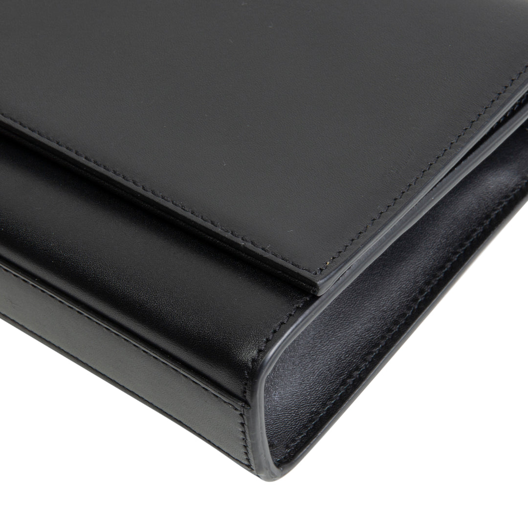 SAINT LAURENT Kate Tassel Clutch - Black