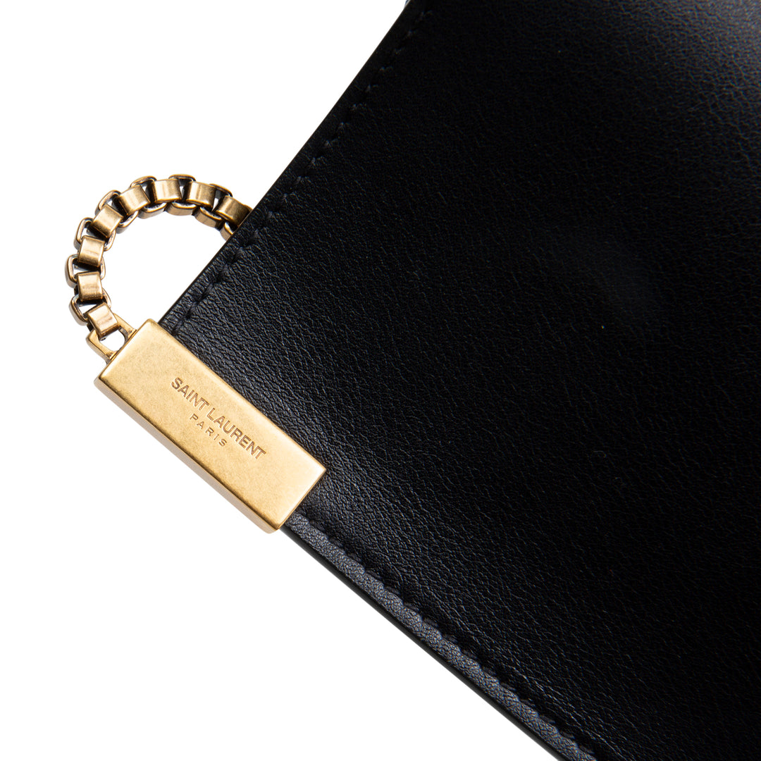 SAINT LAURENT Mini Suzanne Shoulder Bag - Black