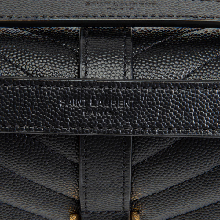SAINT LAURENT Grain de Poudre Triquilt Medium Envelope Bag