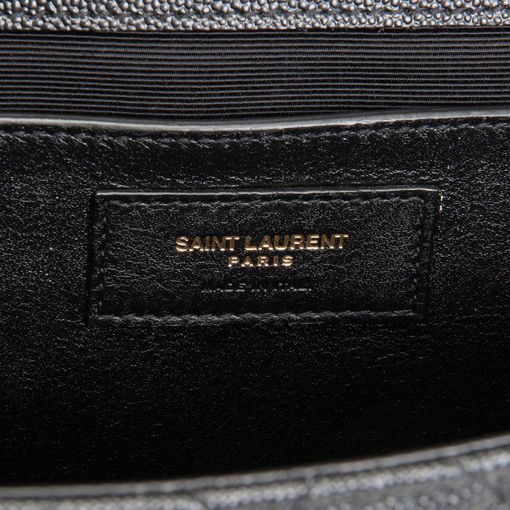 SAINT LAURENT Grain de Poudre Triquilt Medium Envelope Bag