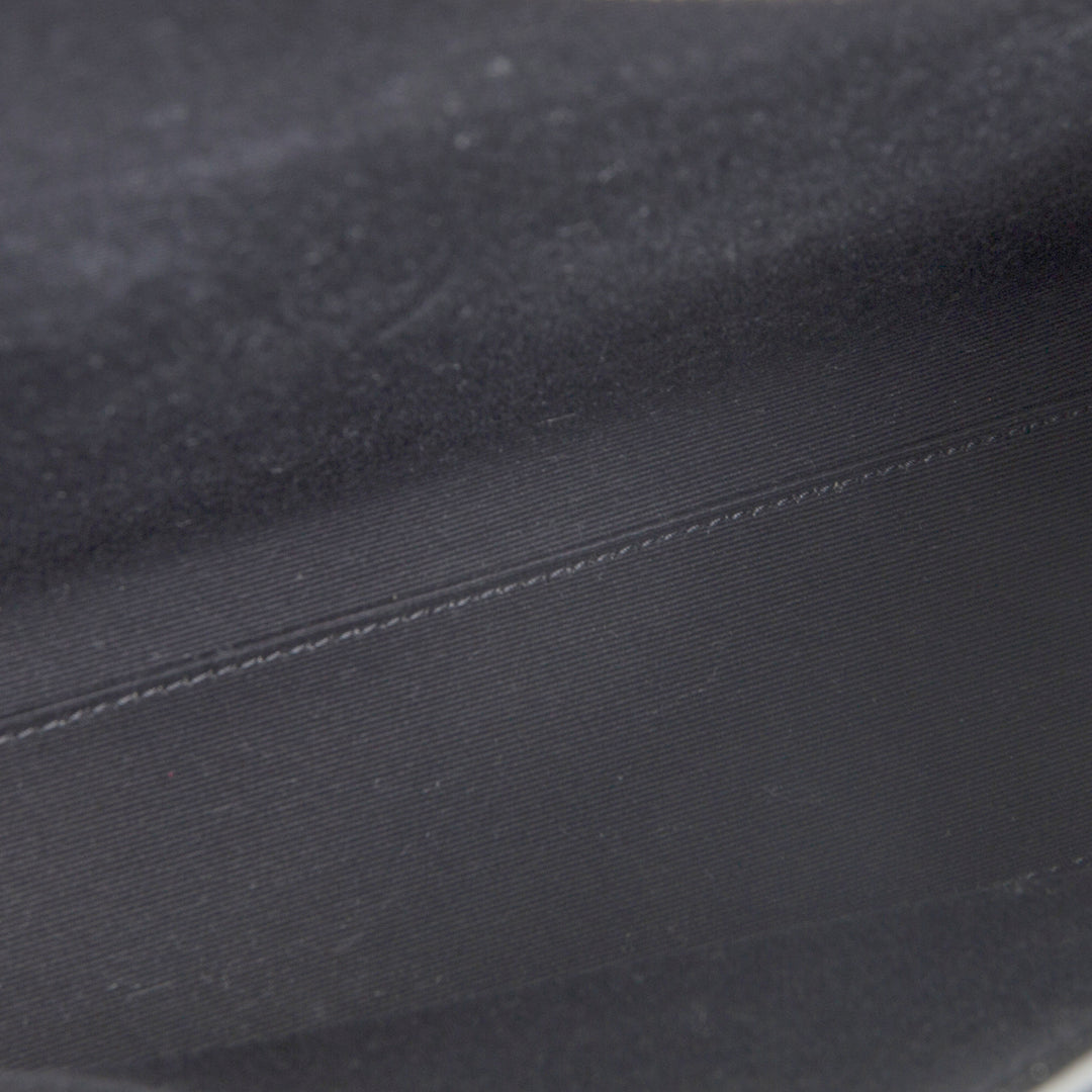 SAINT LAURENT Embossed Uptown Medium Tote - Black OUTLET FINAL SALE