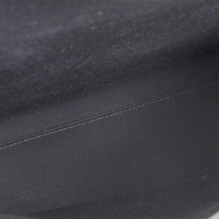 SAINT LAURENT Embossed Uptown Medium Tote - Black OUTLET FINAL SALE