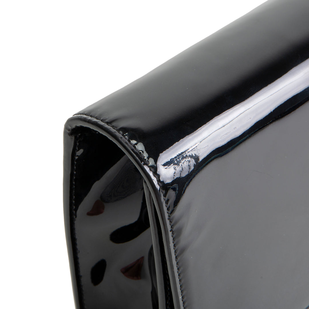 SAINT LAURENT Kate Tassel Clutch - Patent Leather OUTLET FINAL SALE