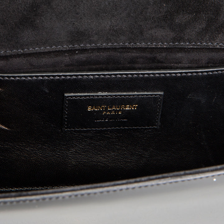 SAINT LAURENT Kate Tassel Clutch - Patent Leather OUTLET FINAL SALE