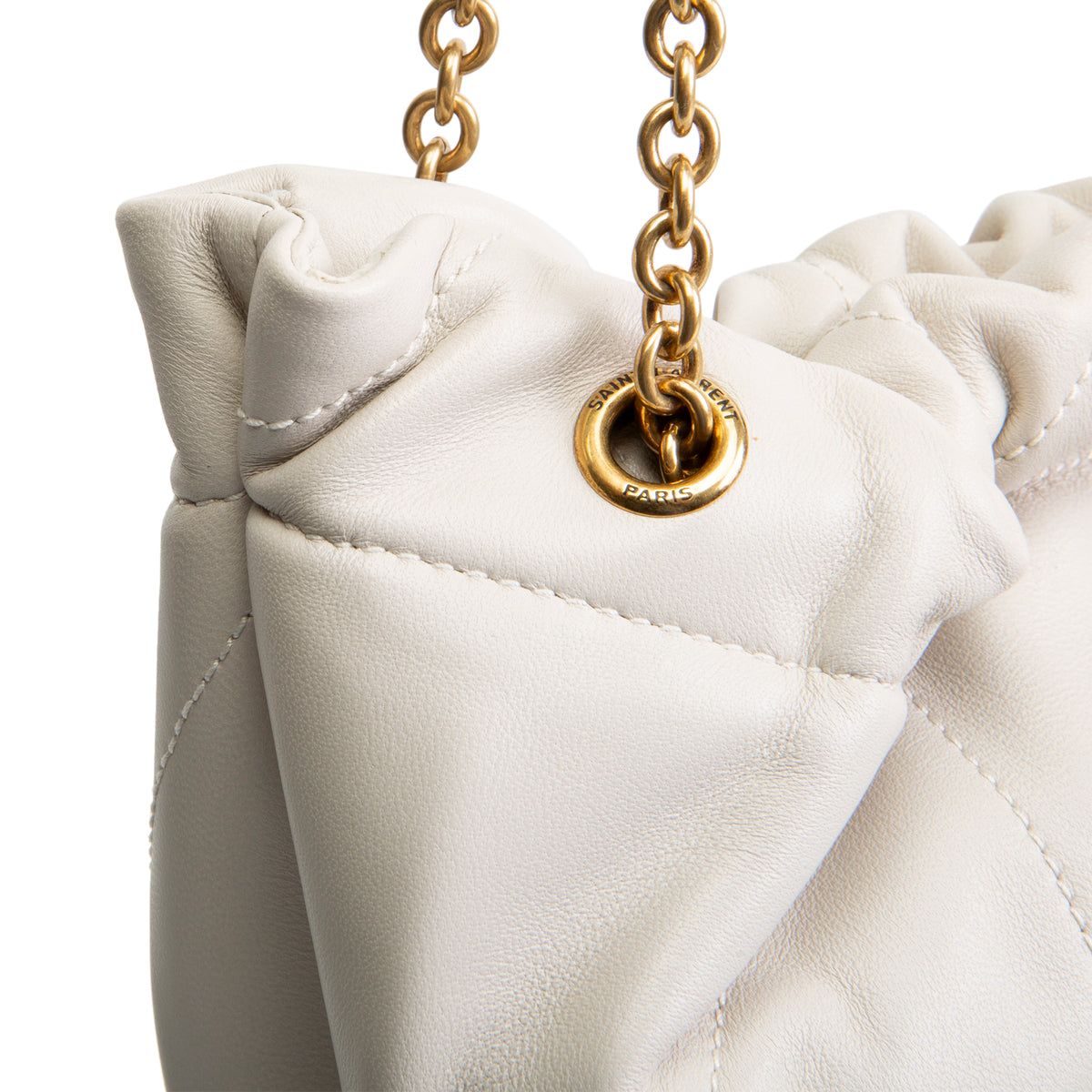 SAINT LAURENT Jamie Pochon 4.3 w/ Pouch - Ivory