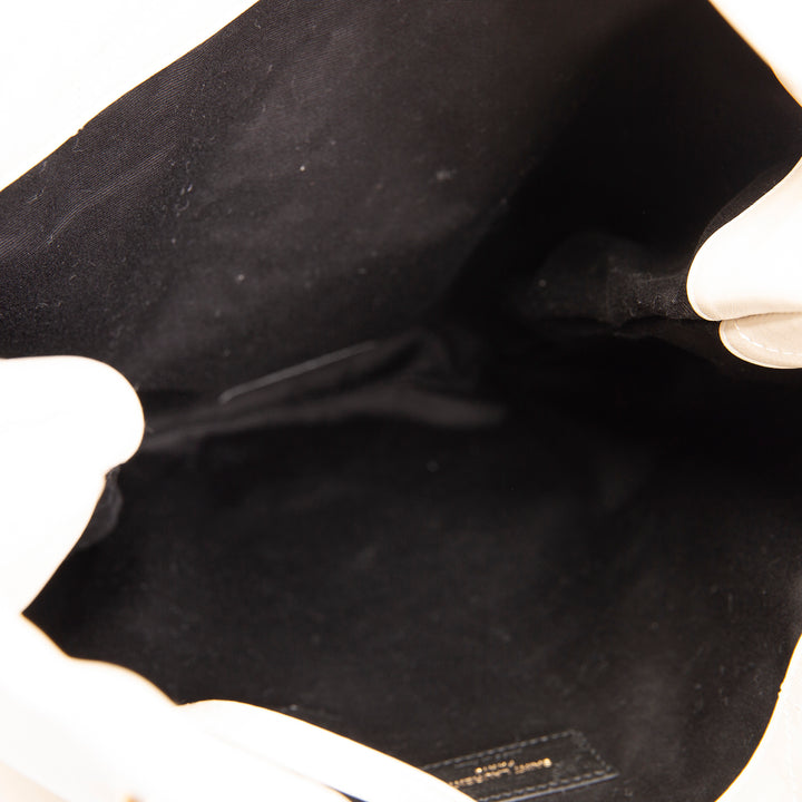 SAINT LAURENT Jamie Pochon 4.3 w/ Pouch - Ivory