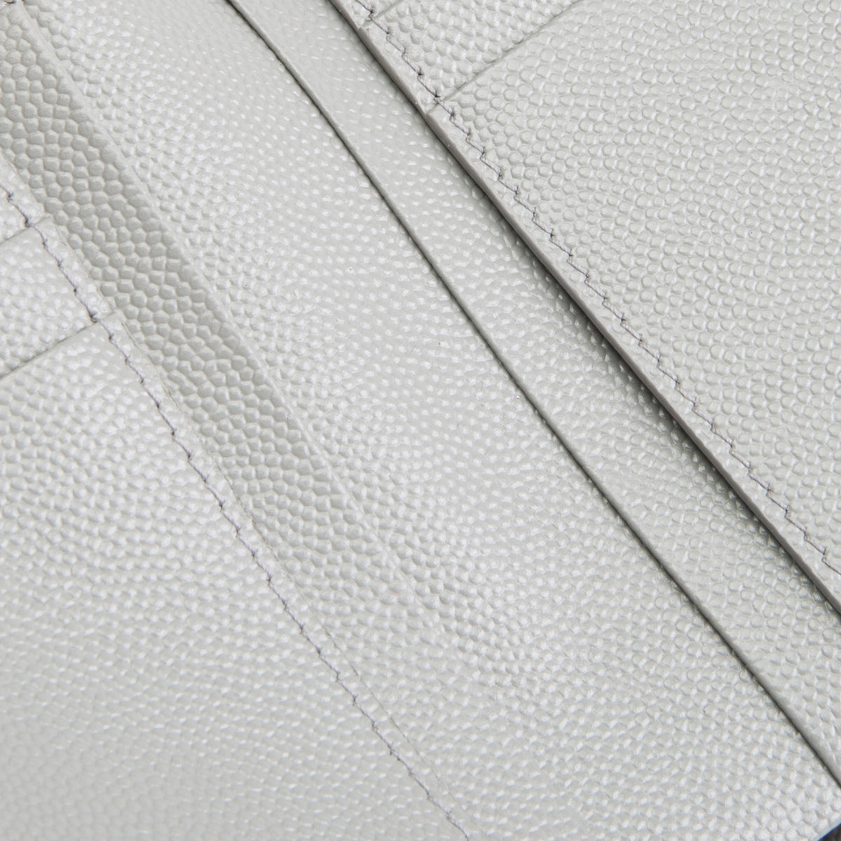 SAINT LAURENT Triquilt Envelope Wallet - Grey