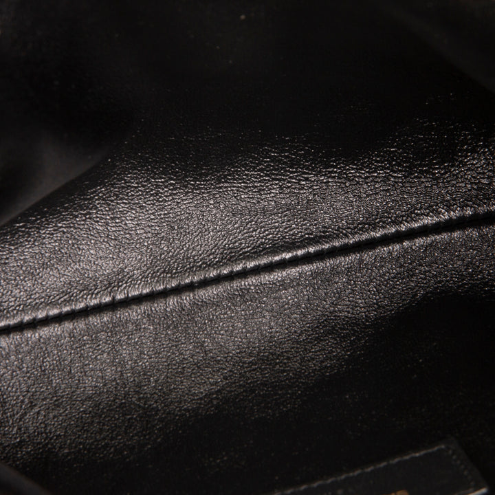 SAINT LAURENT Gaby Zipped Pouch Chain Mini - Dark Cork
