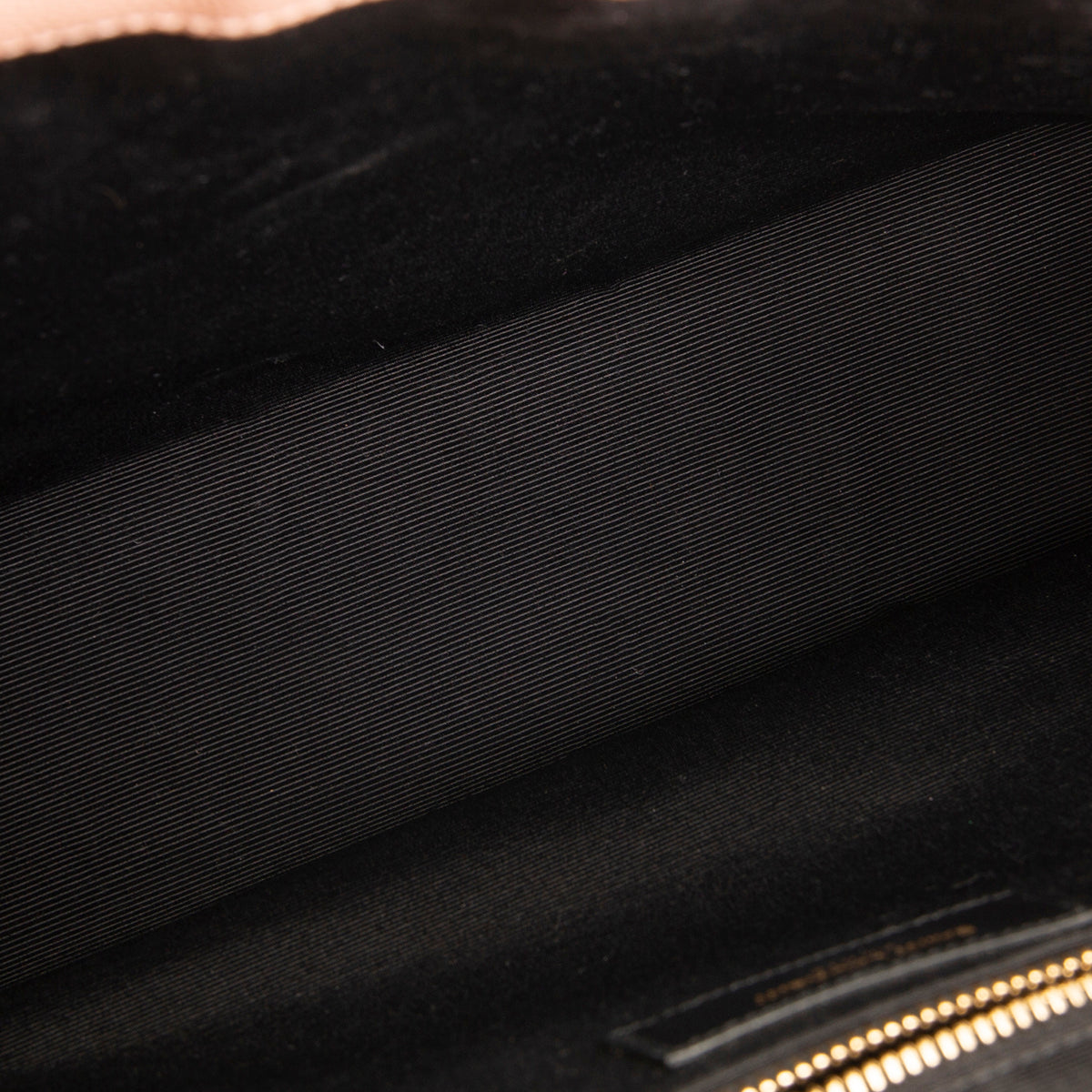 SAINT LAURENT Large Matelasse Monogram Envelope Bag - Peach/Pink