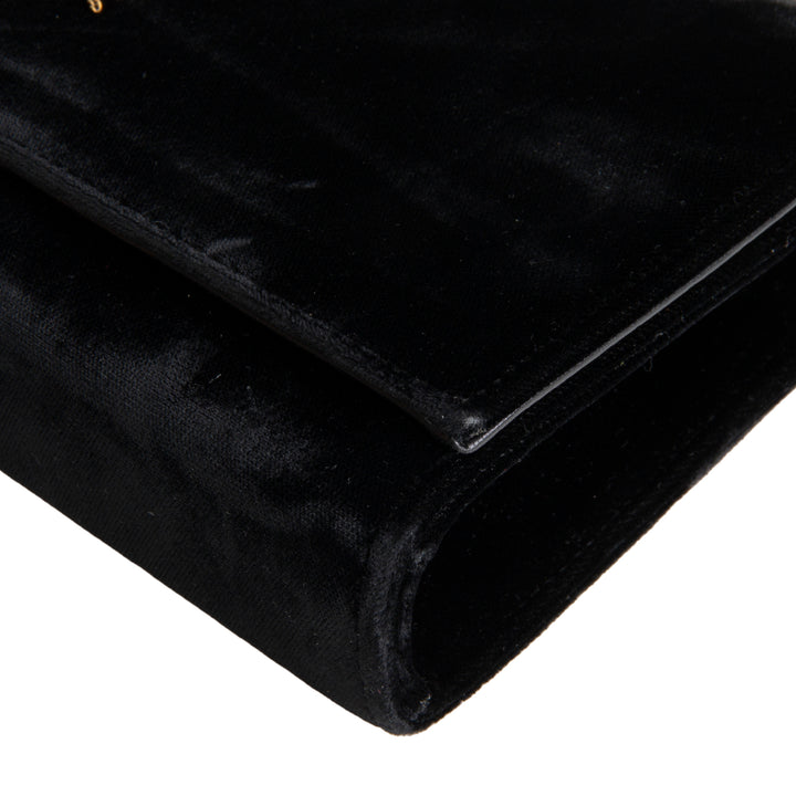 SAINT LAURENT Monogram Classic Clutch - Velvet