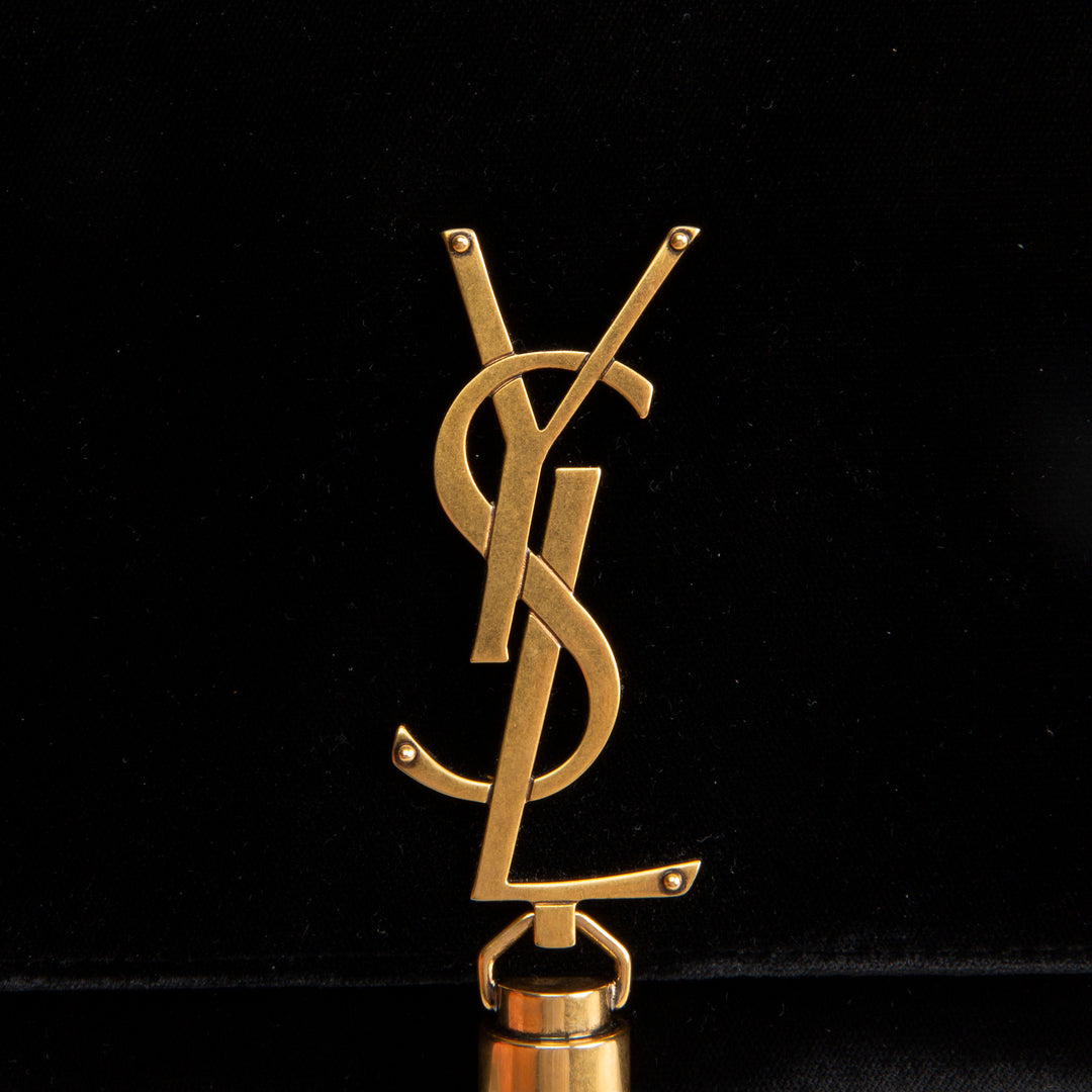 SAINT LAURENT Monogram Classic Clutch - Velvet