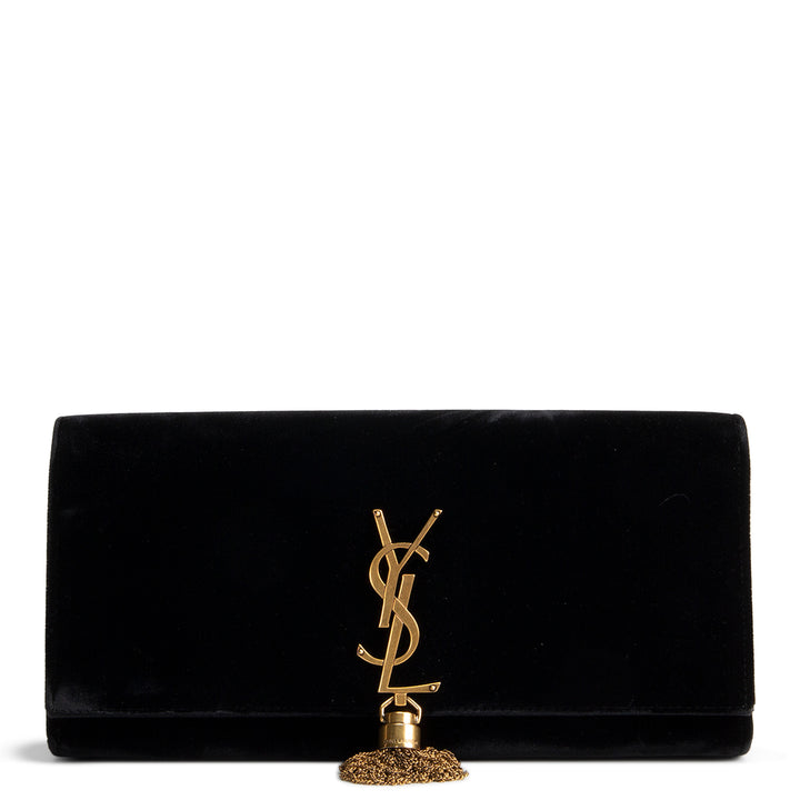 SAINT LAURENT Monogram Classic Clutch - Velvet