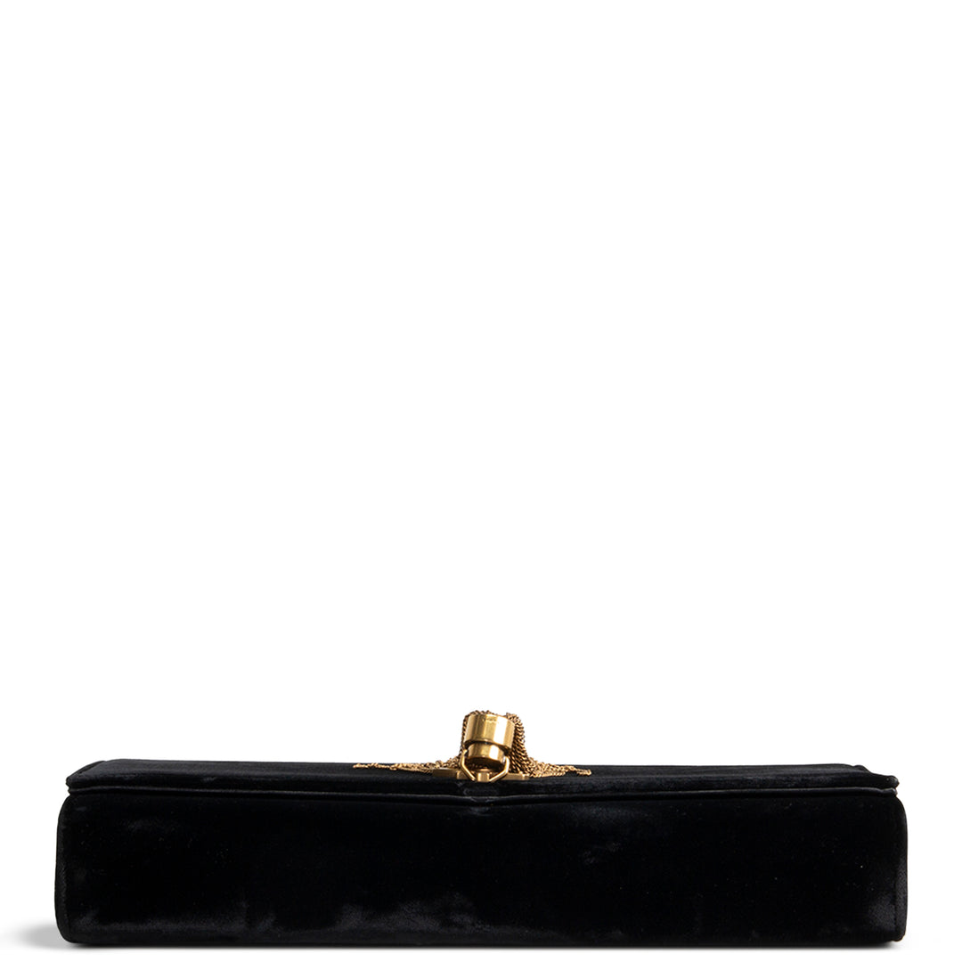SAINT LAURENT Monogram Classic Clutch - Velvet