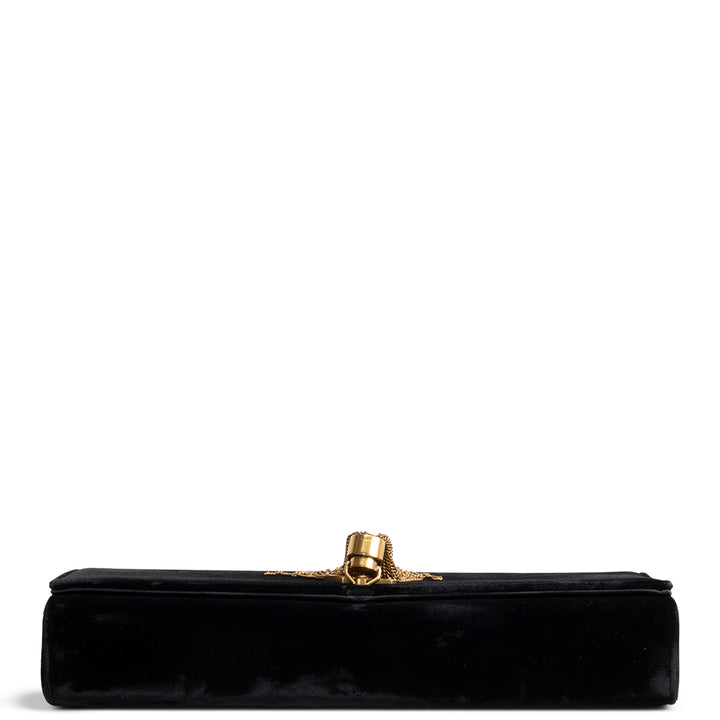 SAINT LAURENT Monogram Classic Clutch - Velvet
