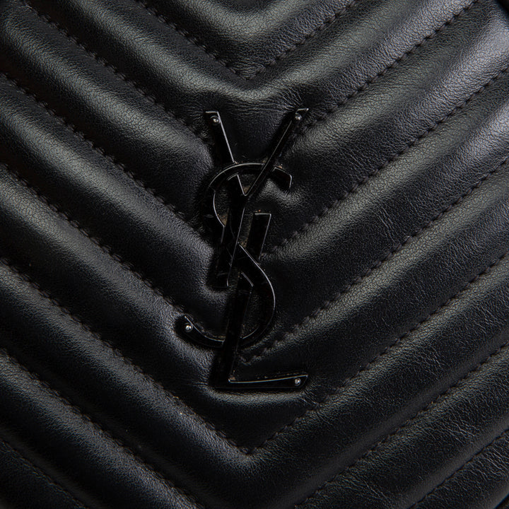SAINT LAURENT Jade Round Chevron Matelasse Bag