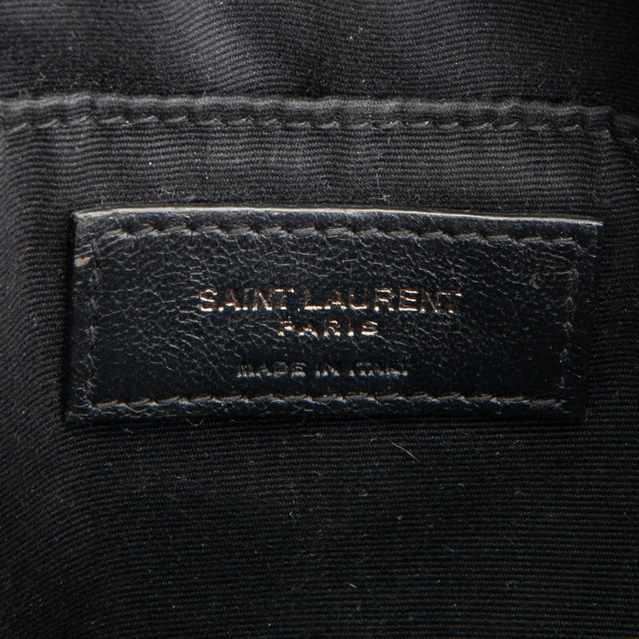 SAINT LAURENT Jade Round Chevron Matelasse Bag
