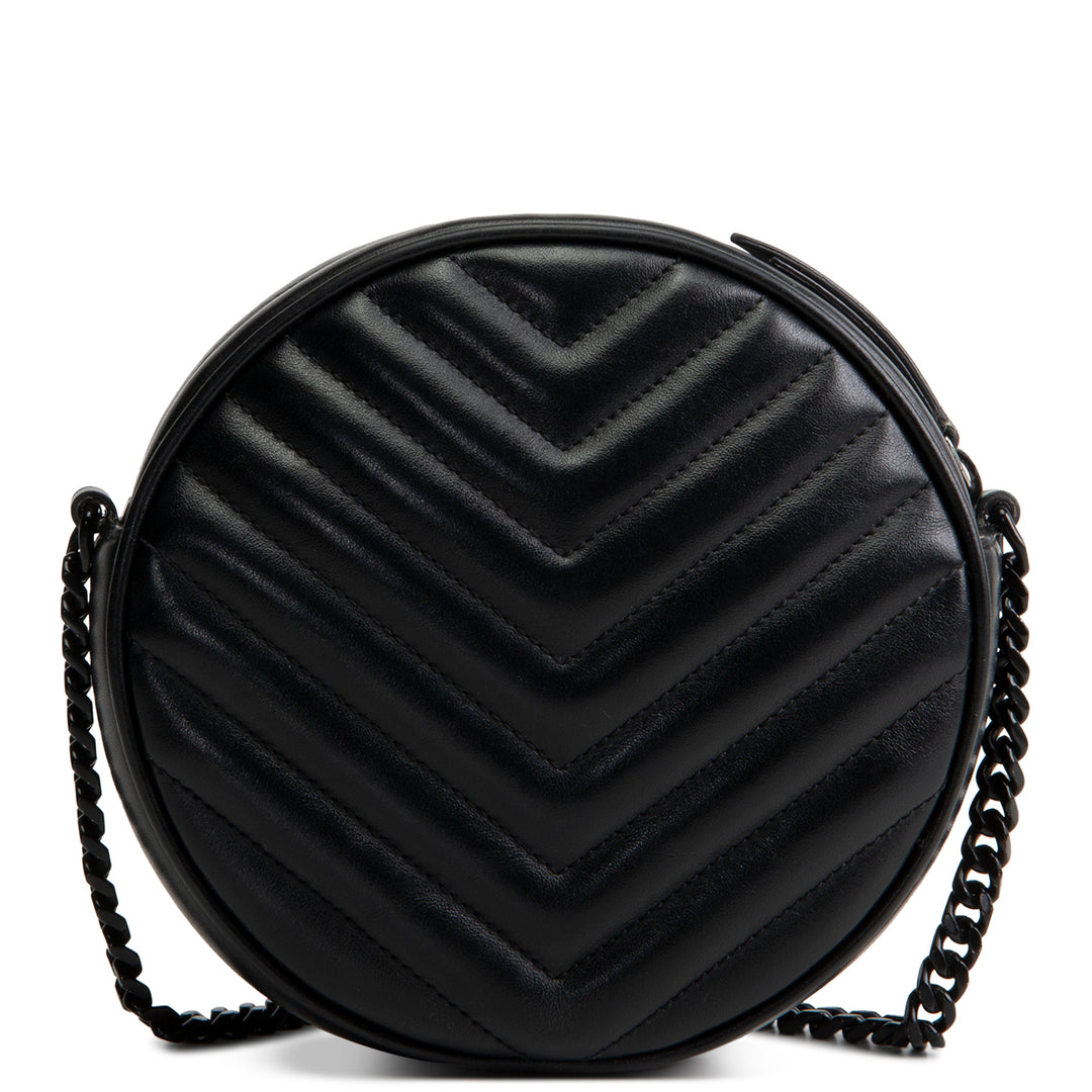SAINT LAURENT Jade Round Chevron Matelasse Bag