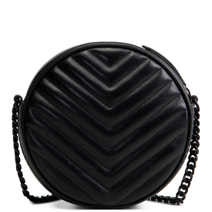 SAINT LAURENT Jade Round Chevron Matelasse Bag