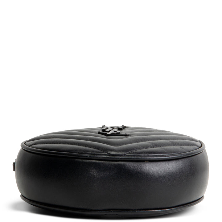 SAINT LAURENT Jade Round Chevron Matelasse Bag