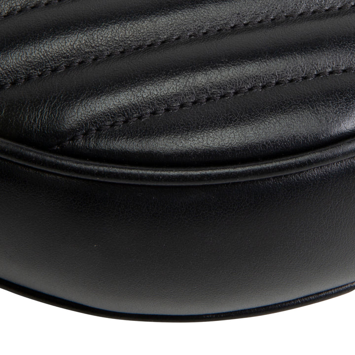 SAINT LAURENT Jade Round Chevron Matelasse Bag