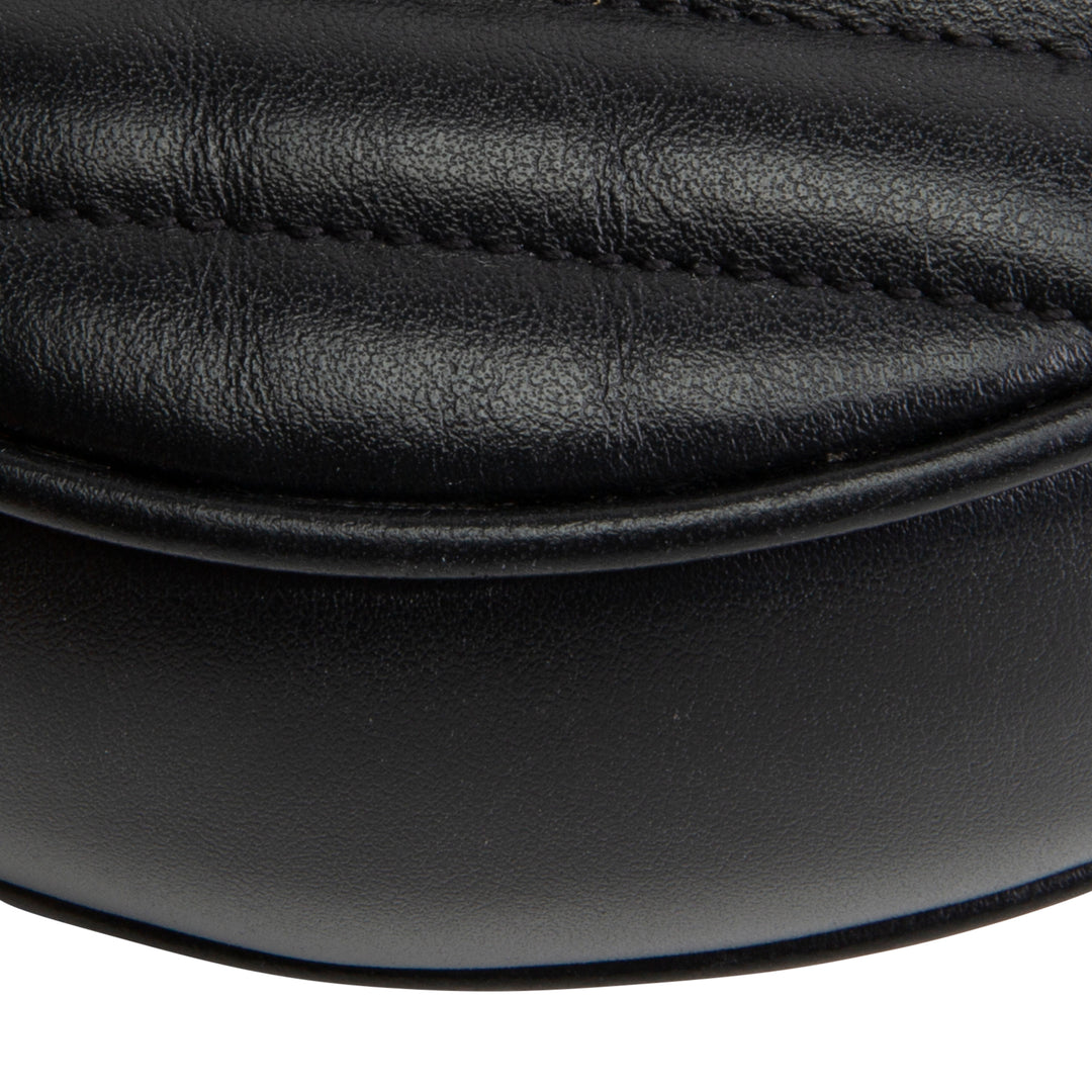 SAINT LAURENT Jade Round Chevron Matelasse Bag