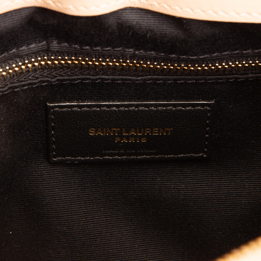 SAINT LAURENT Medium Loulou Shoulder Bag - Dark Beige