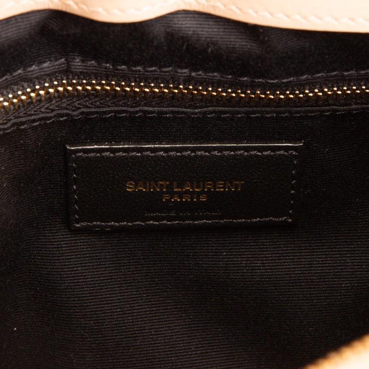 SAINT LAURENT Medium Loulou Shoulder Bag - Dark Beige