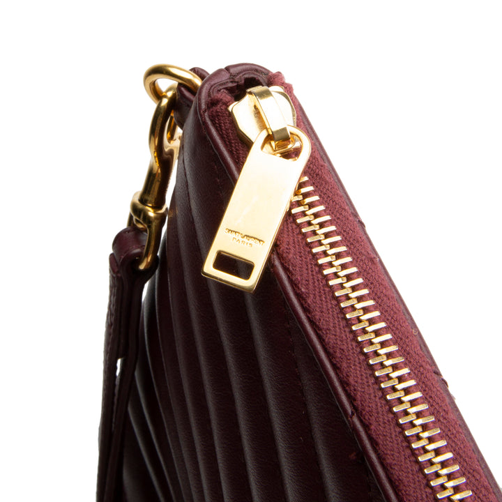SAINT LAURENT Monogram Matelasse Cassandre A5 Pouch