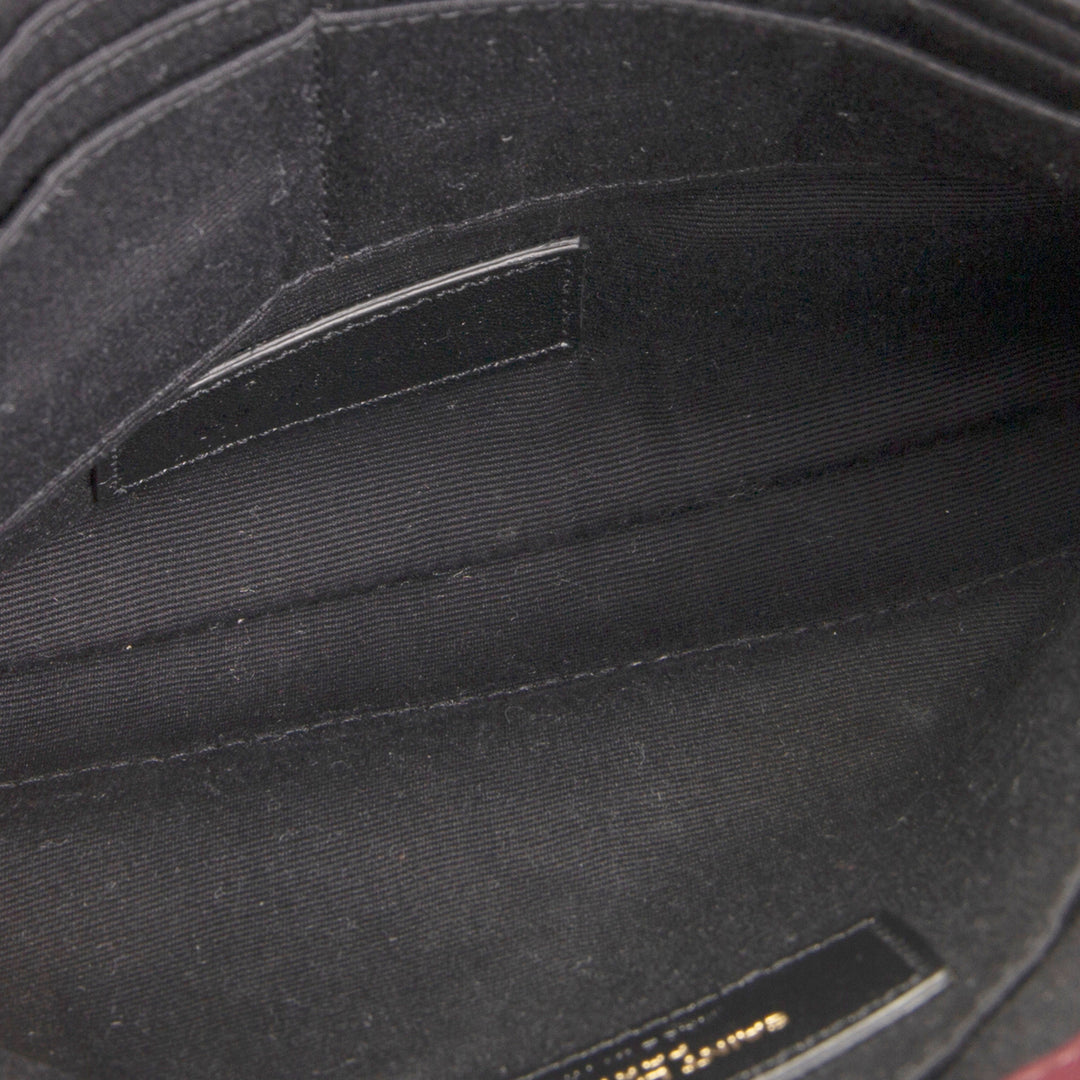 SAINT LAURENT Monogram Matelasse Cassandre A5 Pouch