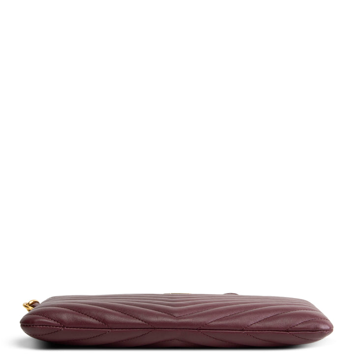 SAINT LAURENT Monogram Matelasse Cassandre A5 Pouch