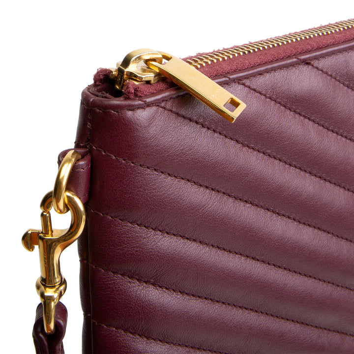 SAINT LAURENT Monogram Matelasse Cassandre A5 Pouch