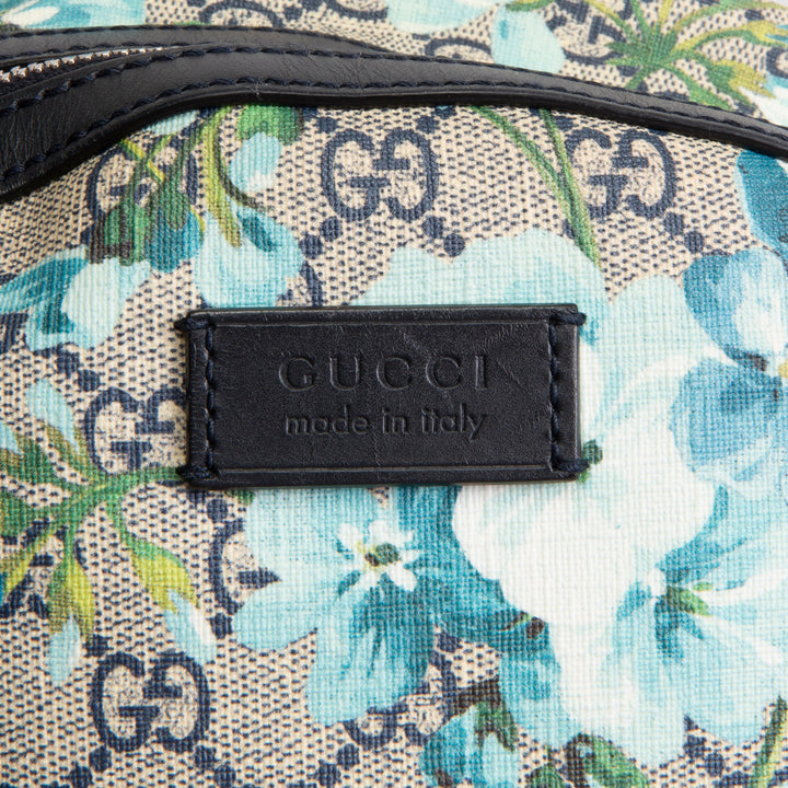 GUCCI GG Supreme Bloom Eden Backpack - Navy Blue