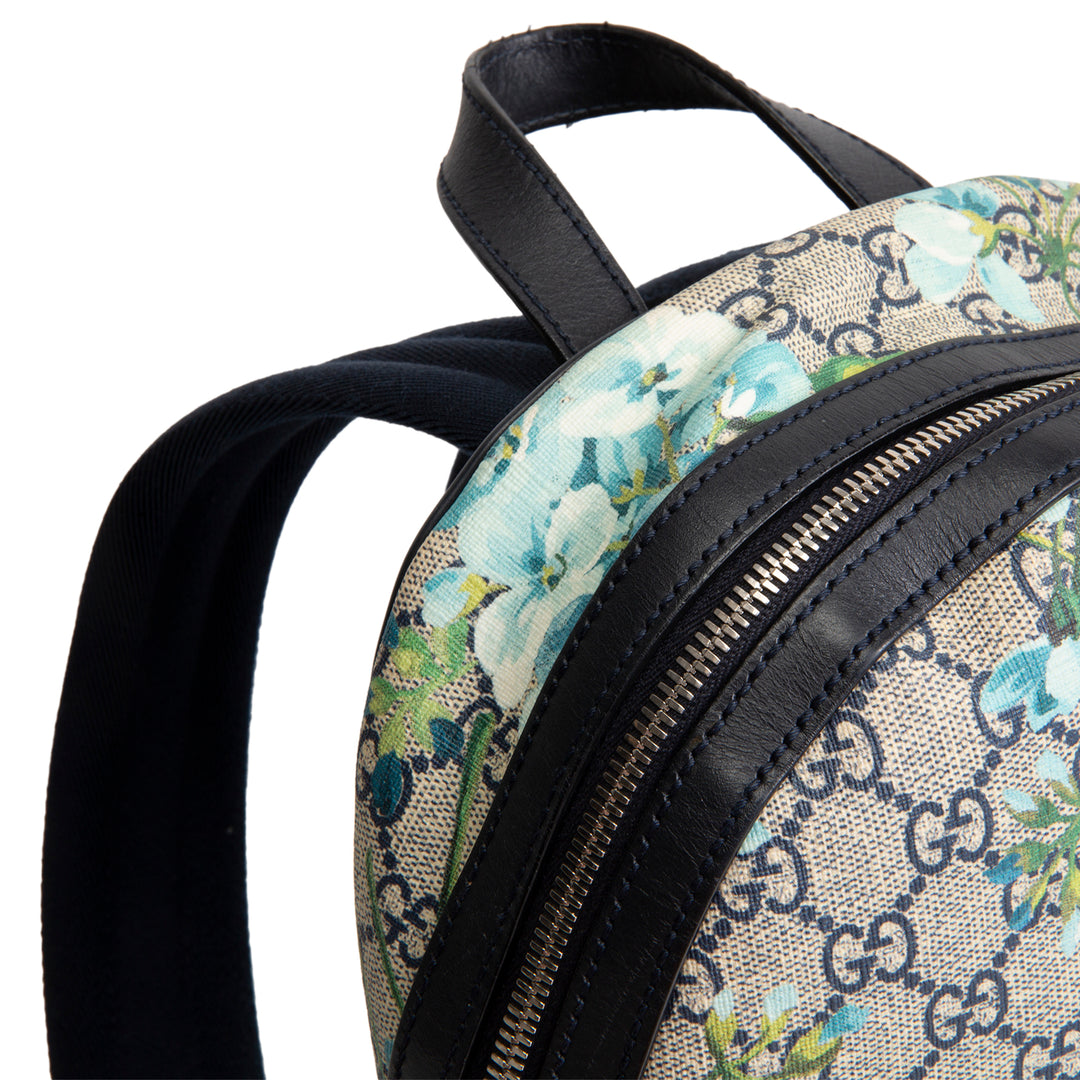 GUCCI GG Supreme Bloom Eden Backpack - Navy Blue