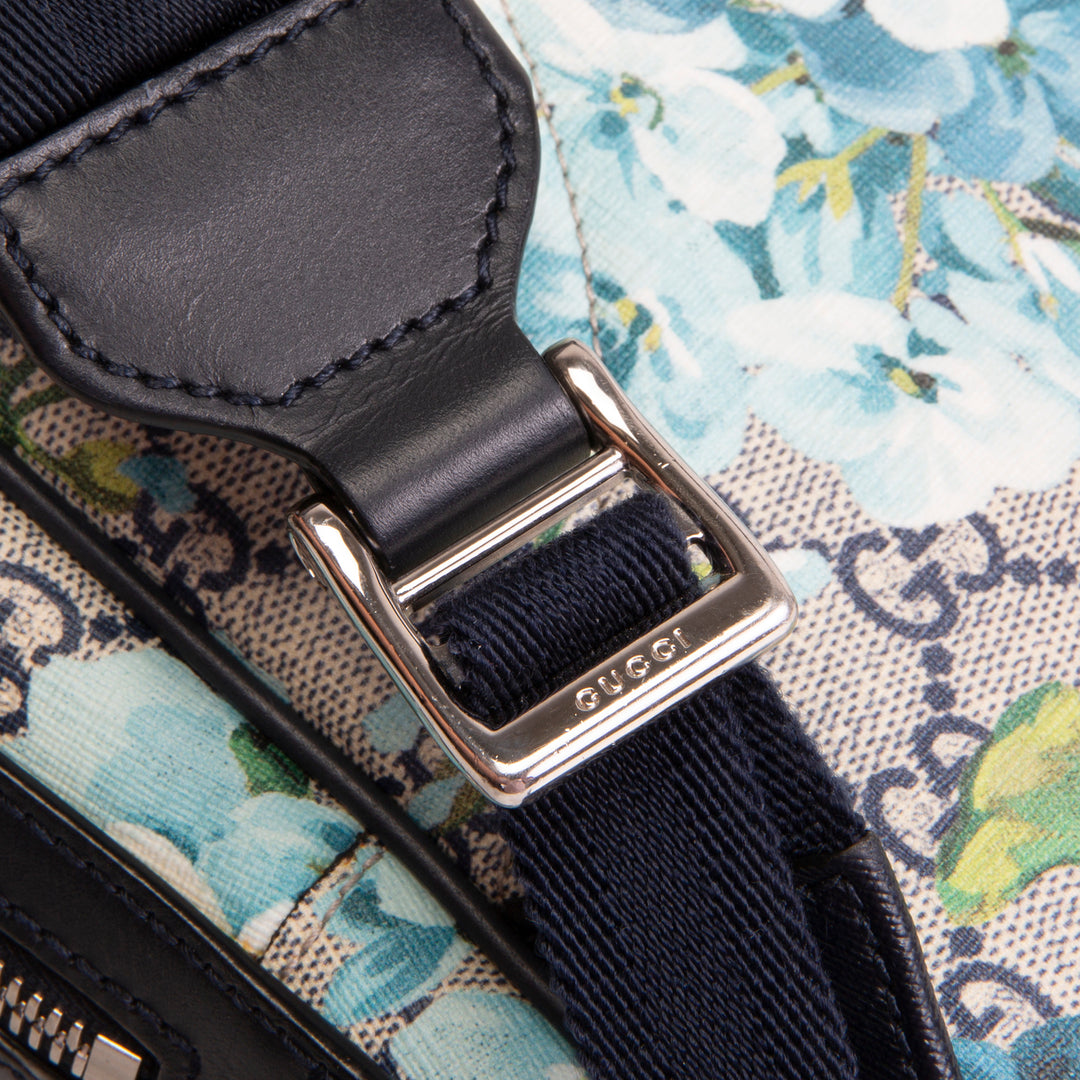 GUCCI GG Supreme Bloom Eden Backpack - Navy Blue