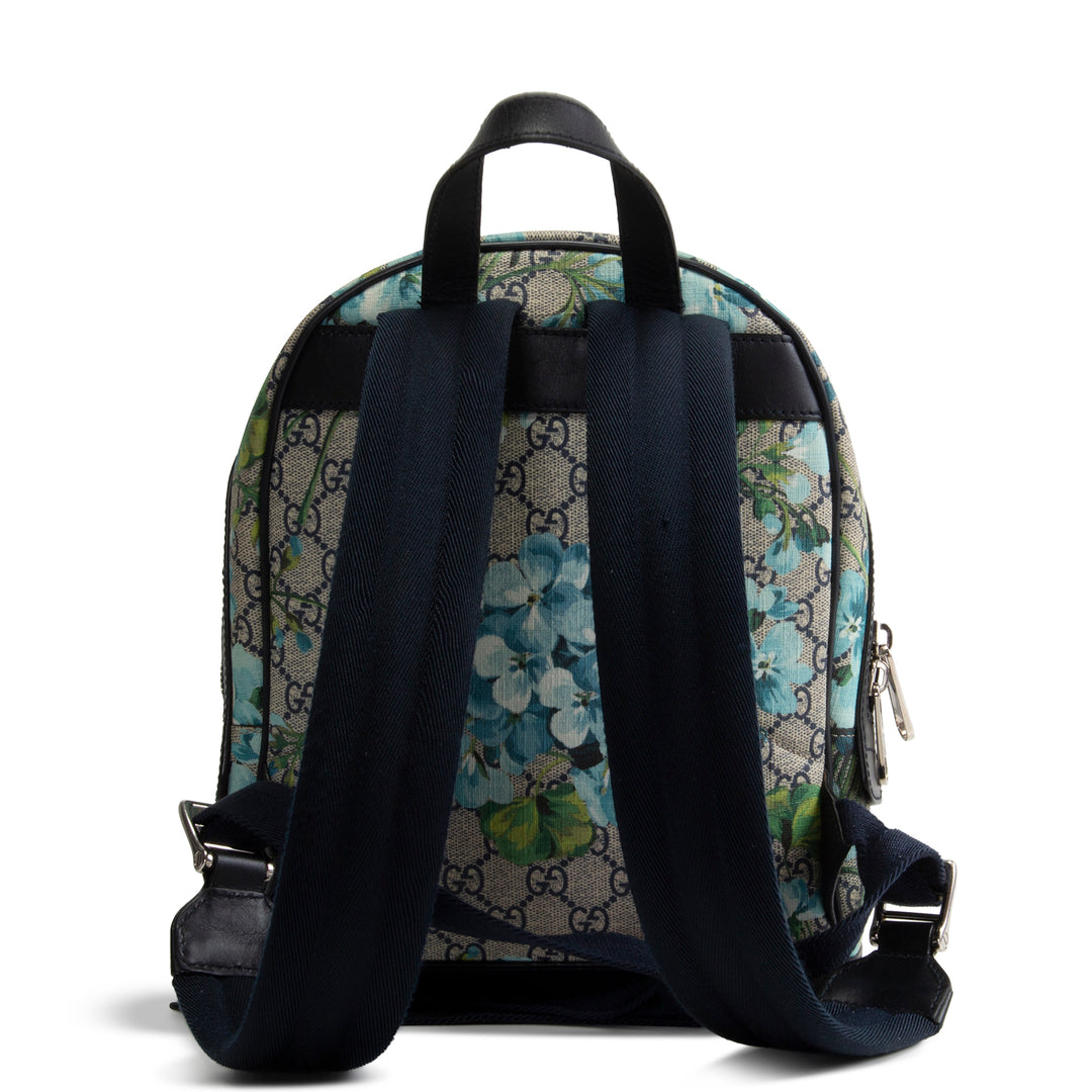 GUCCI GG Supreme Bloom Eden Backpack - Navy Blue