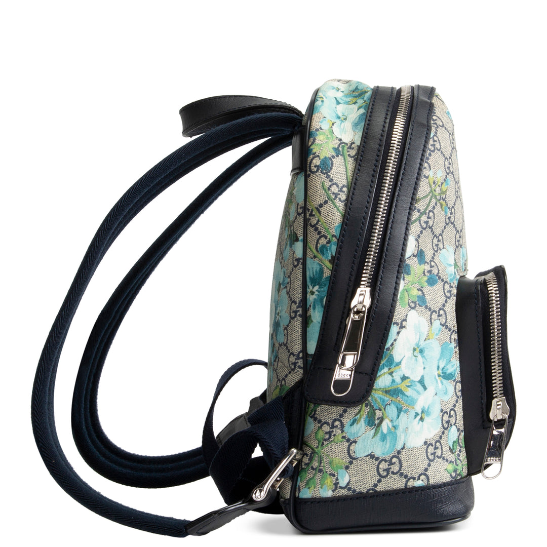 GUCCI GG Supreme Bloom Eden Backpack - Navy Blue